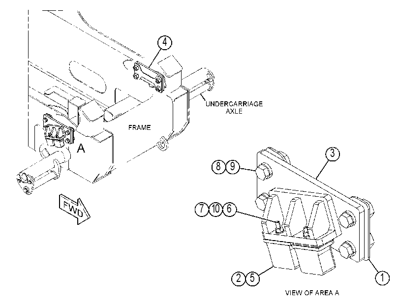 BUMPER GP 4546023 CAT