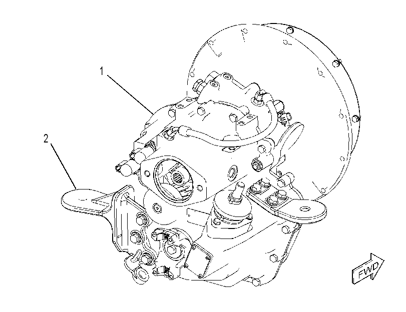 TRANSMISSION & MOUNTING GP 4573377 CAT