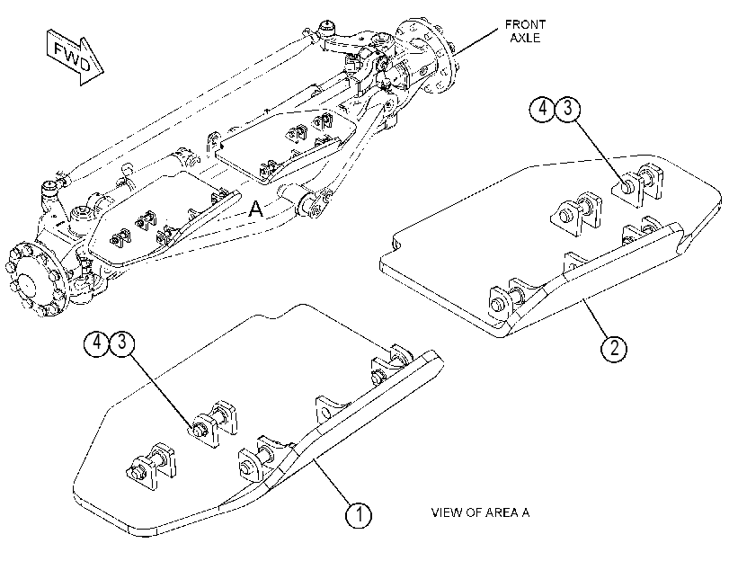 GUARD GP-AXLE 4806660 CAT