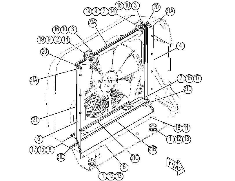 PLATE GP 3726694 CAT