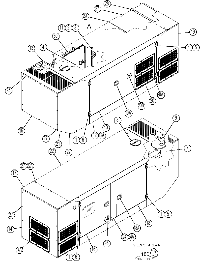 ENCLOSURE GP-GENSET 4652250 CAT