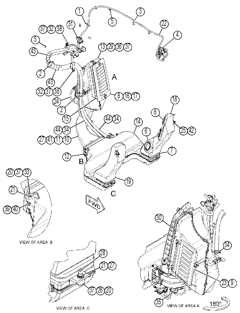 KIT-CAB HEATER & MOUNTING 4359231 CAT