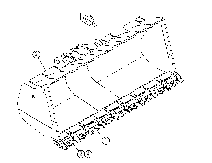 BUCKET GP-COAL 4553460 CAT