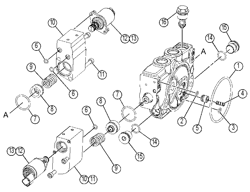 Коллектор управления 4797798 CAT