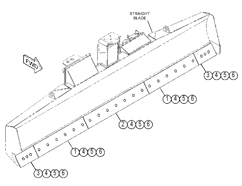 Зуб и режущая кромка 3209065 CAT