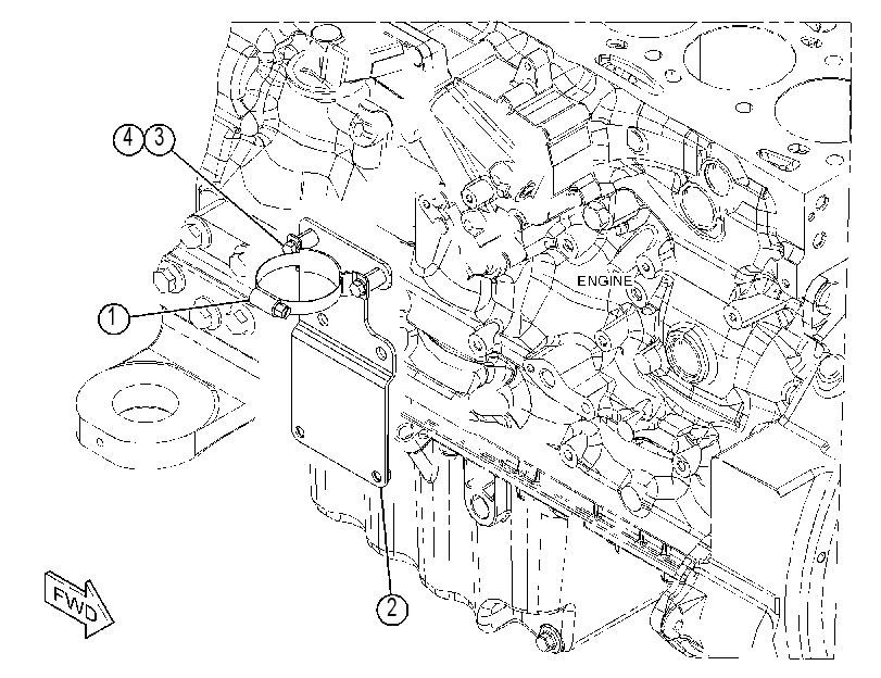 MOUNTING GP-ETHER CYLINDER 3485141 CAT