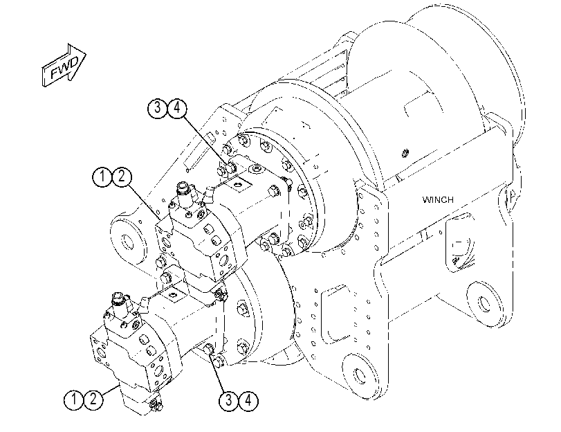MOTOR & MOUNTING GP 4197087 CAT
