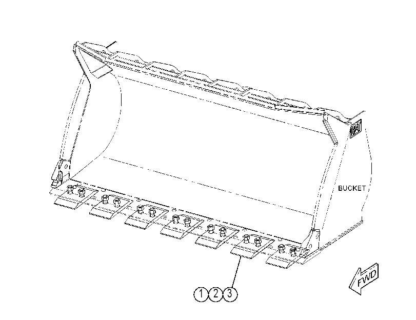 Сегментная кромка 4667092 CAT