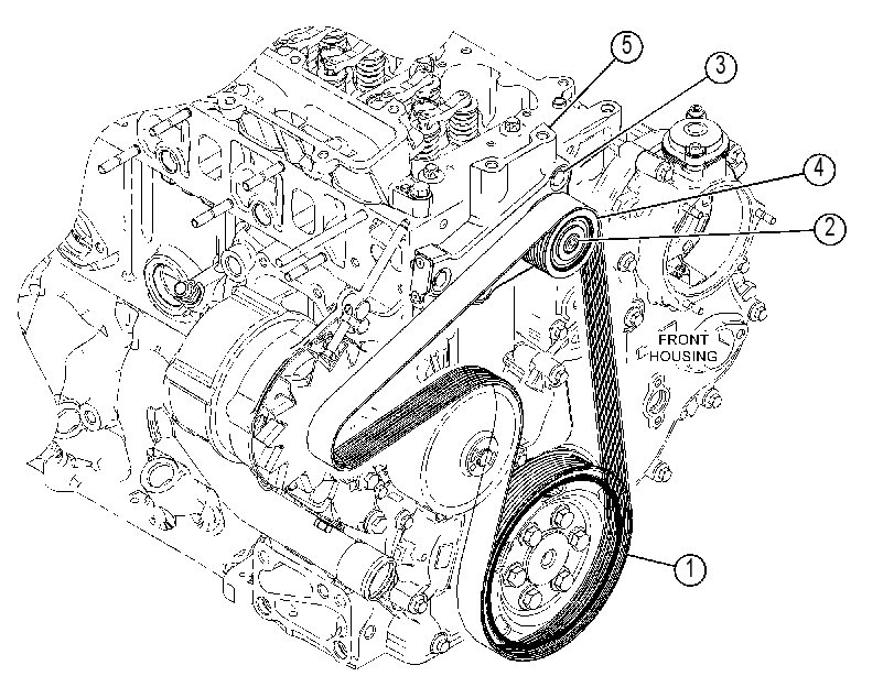 MOUNTING GP-BELT TENSIONER 4379758 CAT