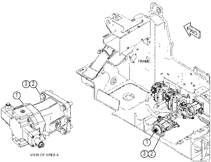 MOTOR & MOUNTING GP 3864866 CAT