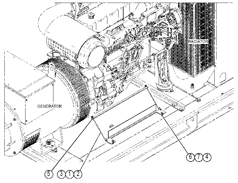MOUNTING GP-BATTERY 4661165 CAT