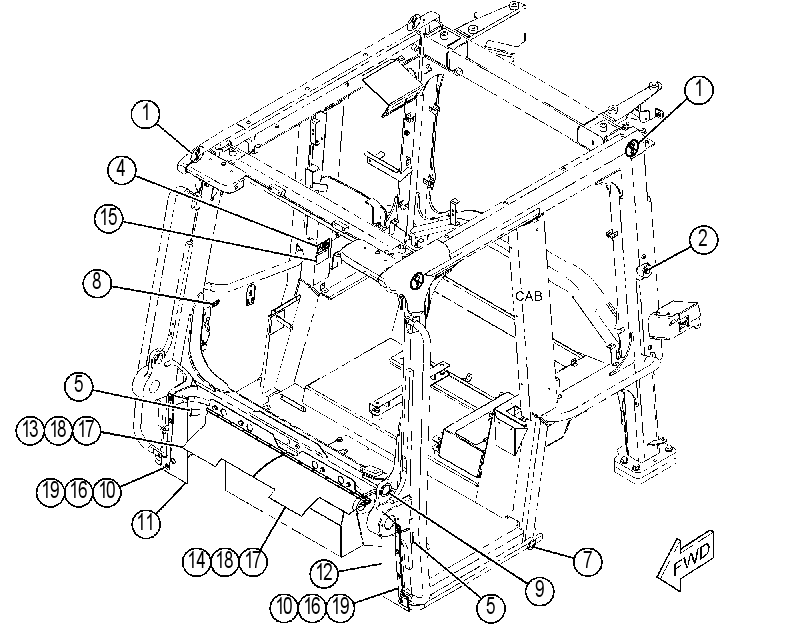 ACCESSORY GP-CAB 3858021 CAT