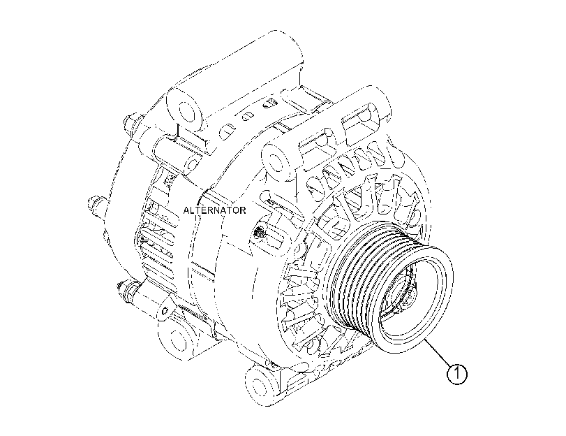 PULLEY GP-ALTERNATOR 4161047 CAT