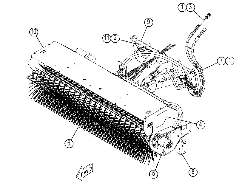 BROOM AR-ANGLE 4485670 CAT