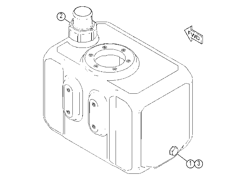Бак AdBlue 3996117 CAT