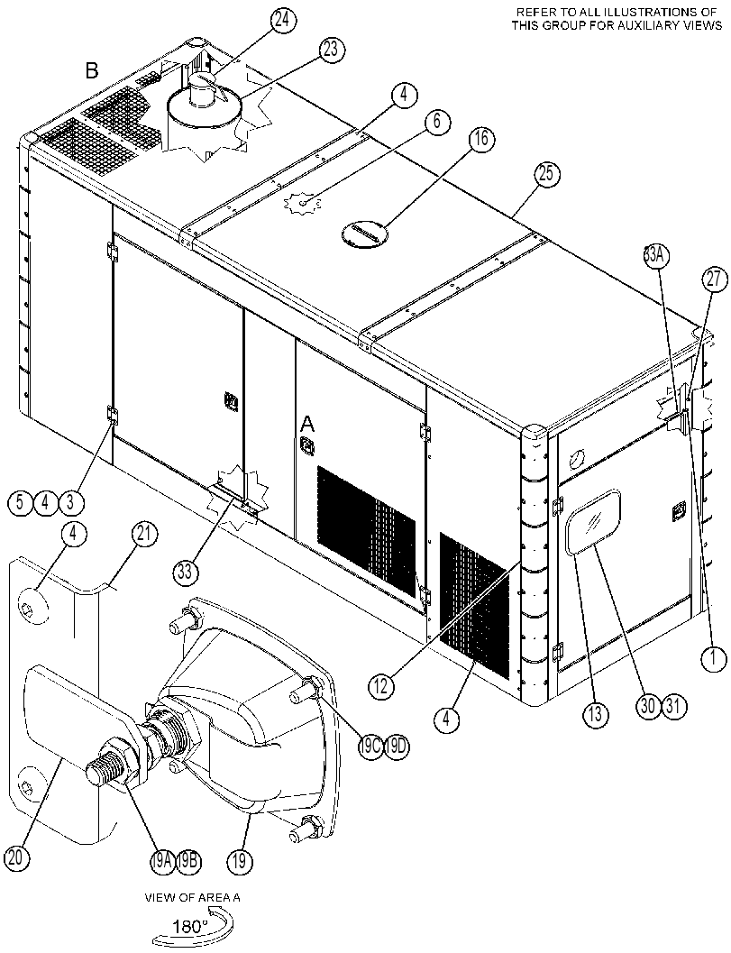 ENCLOSURE GP-GENSET 4669306 CAT