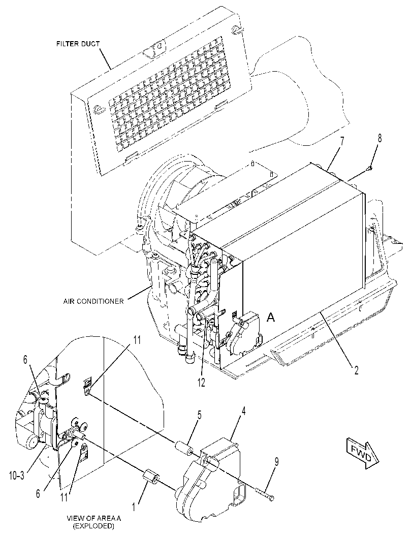 COIL GP-EVAPORATOR & HEATER 2781154 CAT