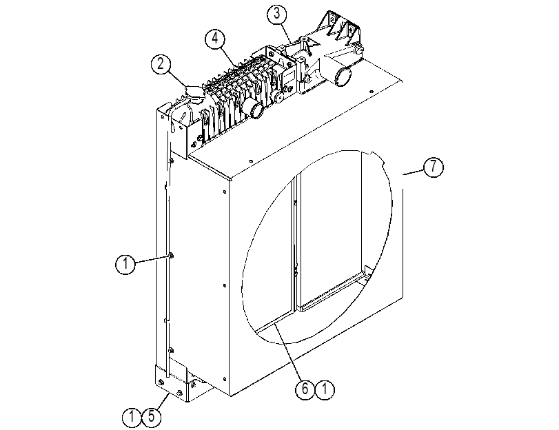 RADIATOR AS 4425178 CAT