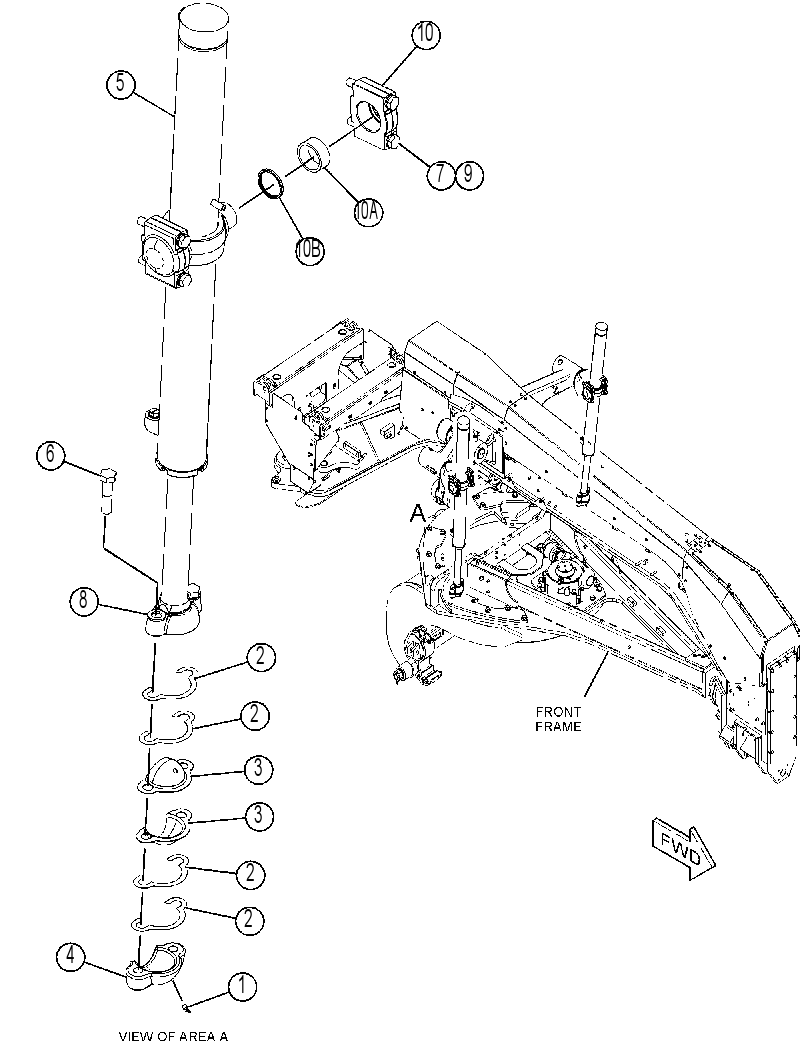CYLINDER & MTG GP-BLADE LIFT 3666096 CAT