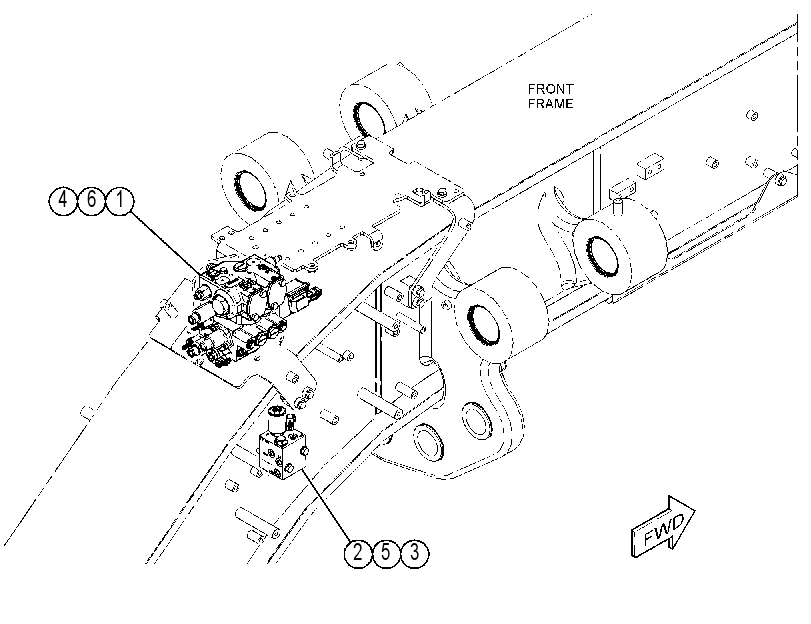 Клапан с креплением 3731573 CAT