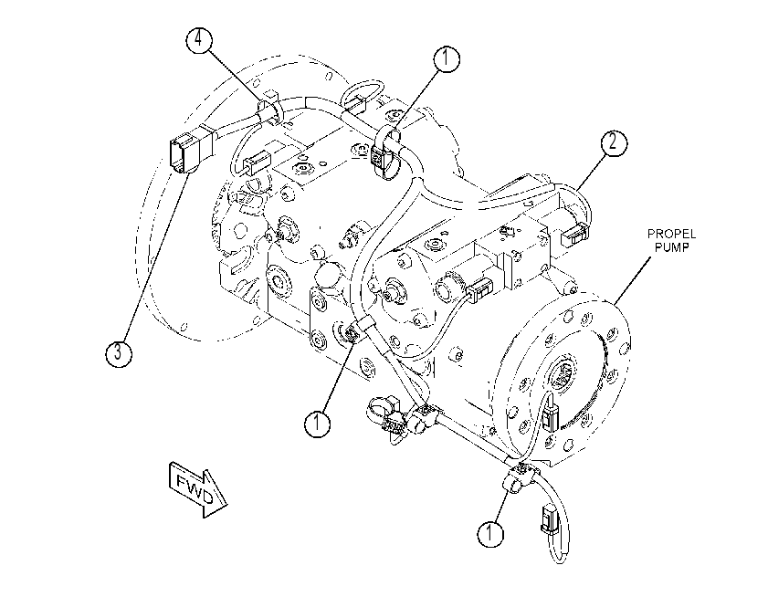WIRING GP-PUMP 4363932 CAT