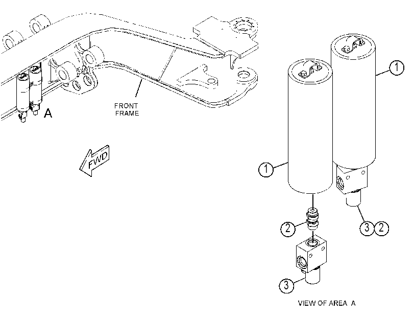 ACCUMULATOR & MTG GP-HYDRAULIC 3525816 CAT