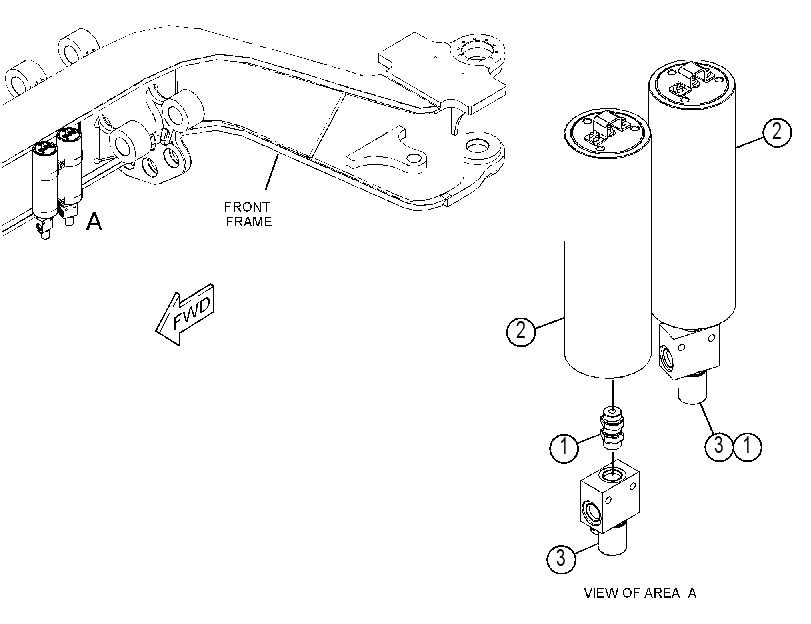 ACCUMULATOR & MTG GP-HYDRAULIC 3649192 CAT