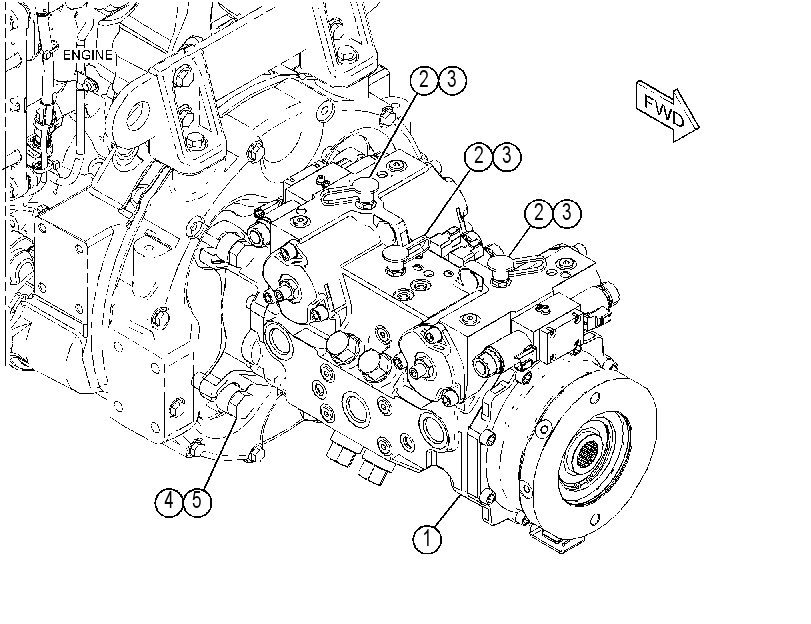 PUMP & MTG GP-POWER TRAIN 4374071 CAT