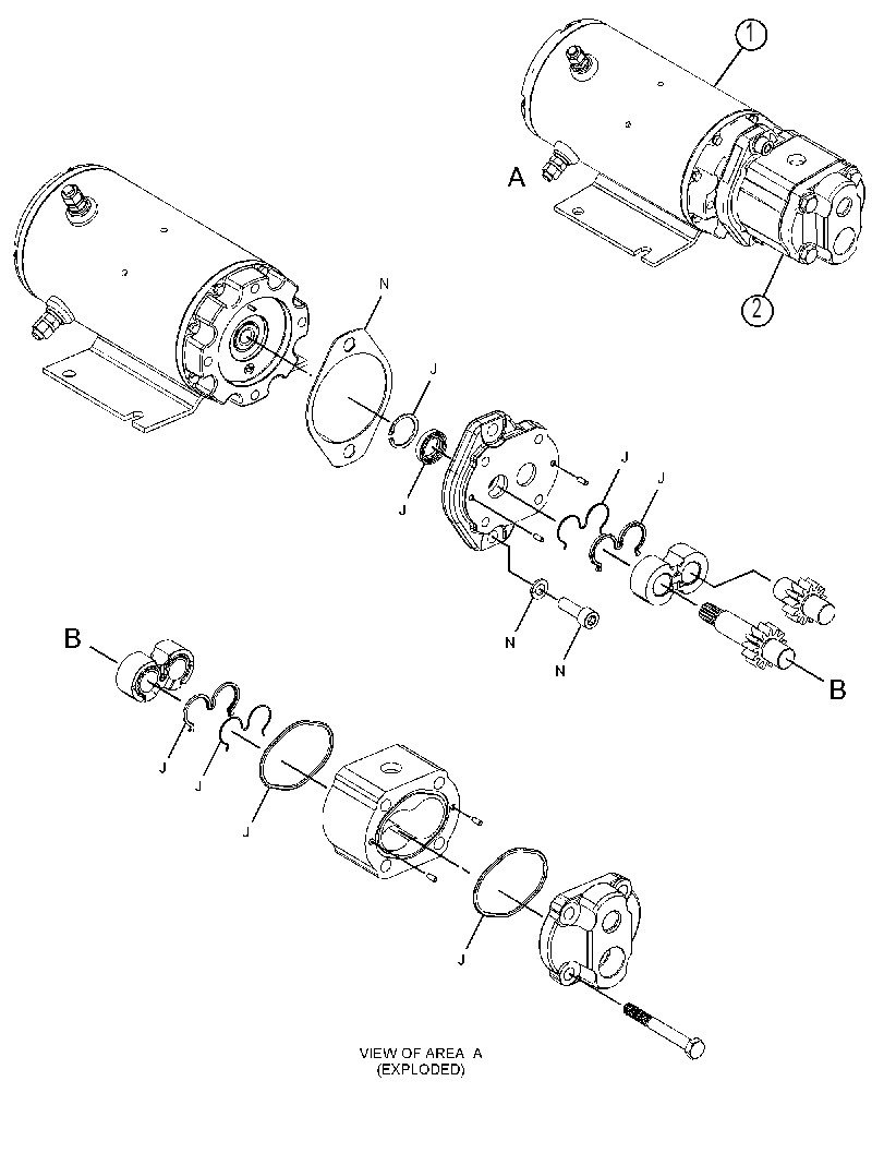 PUMP & MOTOR GP-SEC STEERING 3913129 CAT
