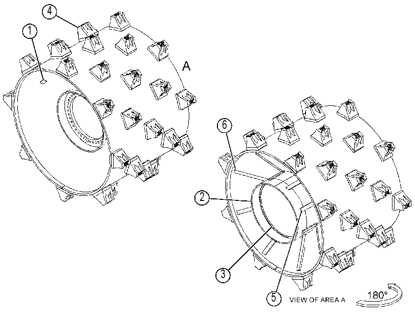 WHEEL AS-COMPACTOR 4577894 CAT