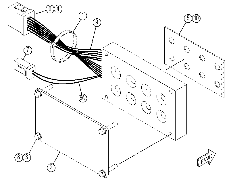 MODULE GP-WARNING INDICATOR 3877087 CAT