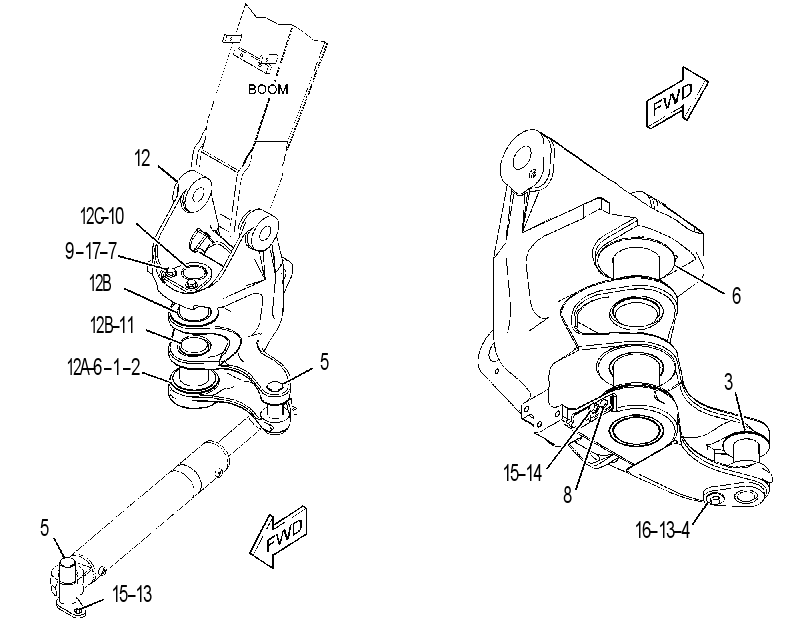 FRAME GP-SWING 2706520 CAT
