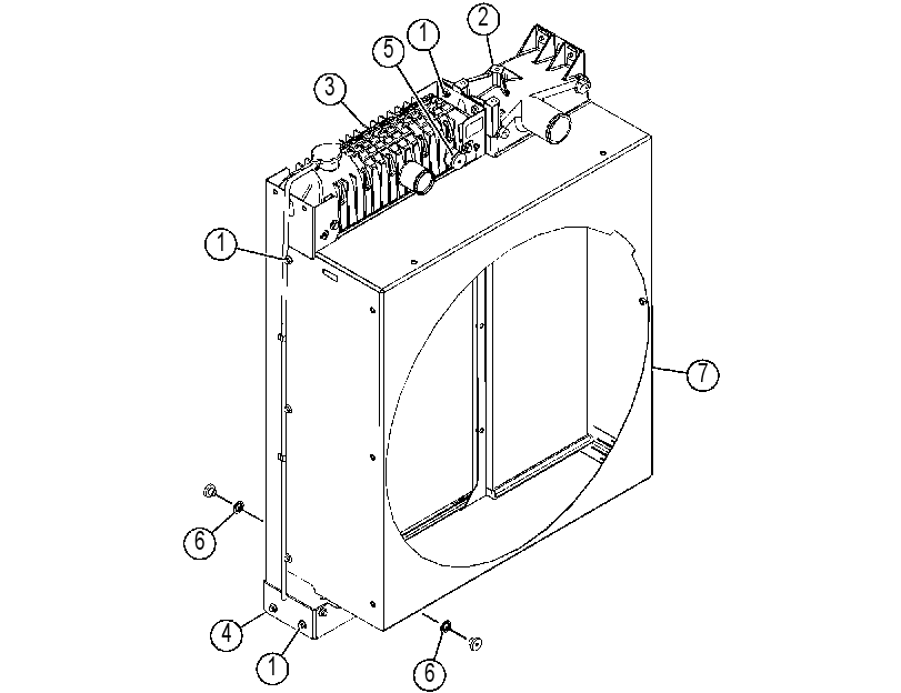 RADIATOR AS 4543470 CAT