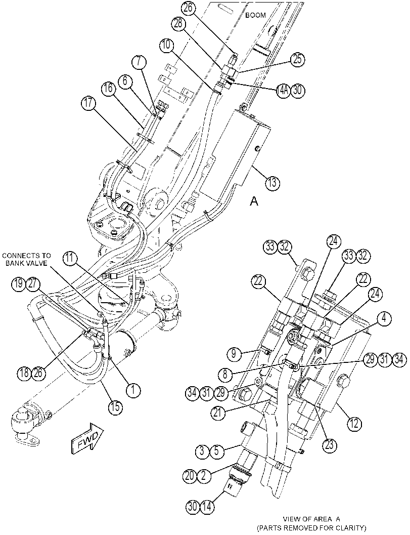 LINES GP-BOOM CHECK VALVE 4678312 CAT