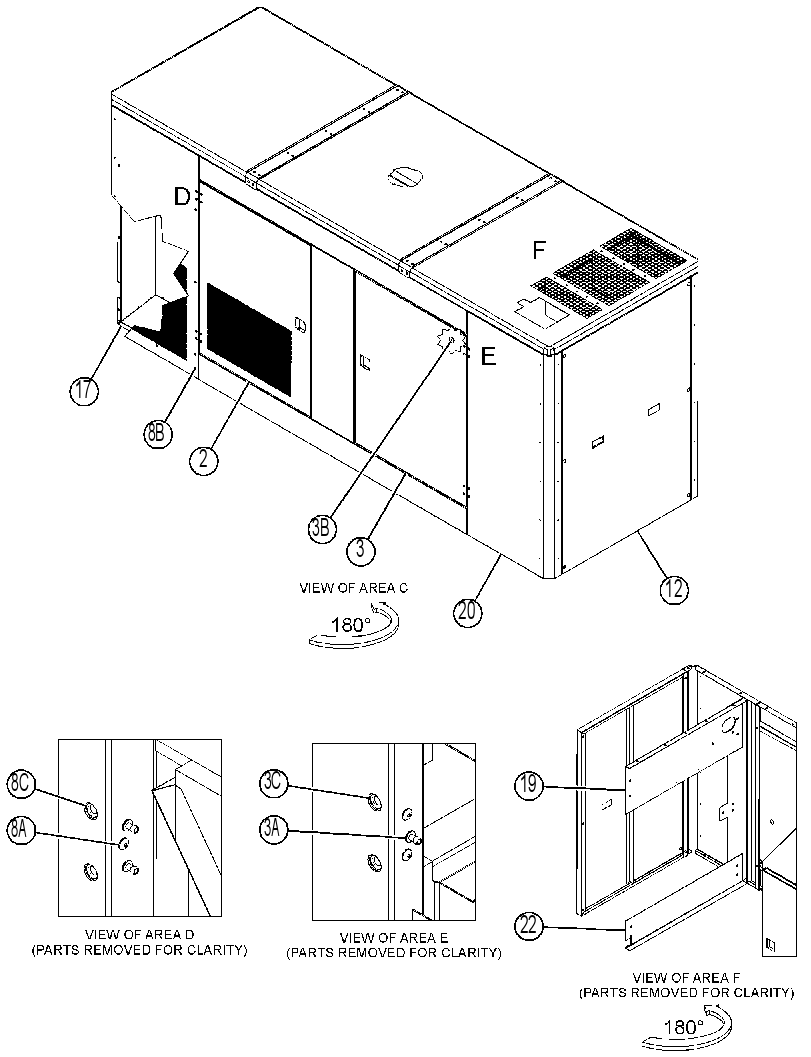 ENCLOSURE GP-GENSET 4669307 CAT