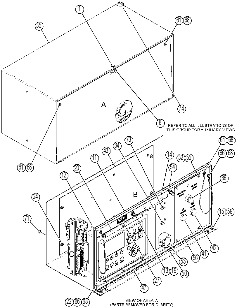 Панель электронная 4615614 CAT