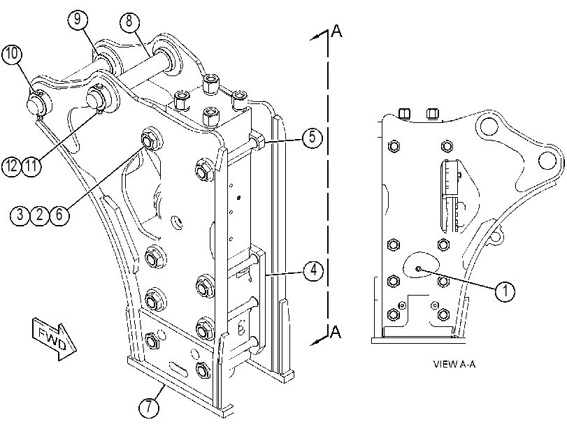 HOUSING GP-HAMMER 3921791 CAT