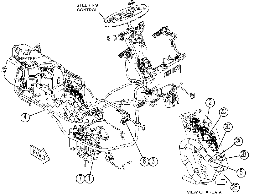 Проводка площадки 4305014 CAT