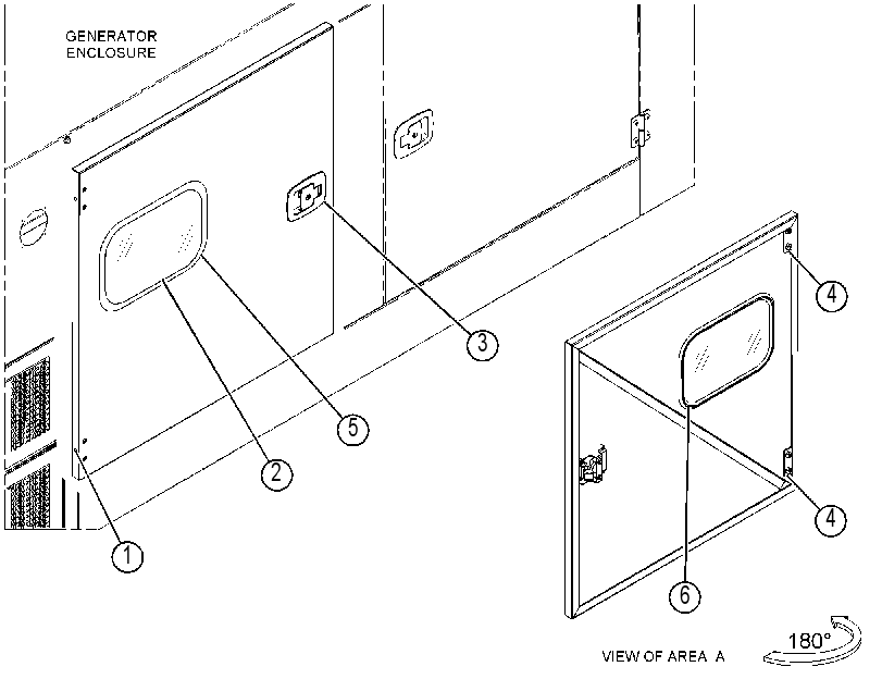 ENCLOSURE AS-GENERATOR 4673561 CAT