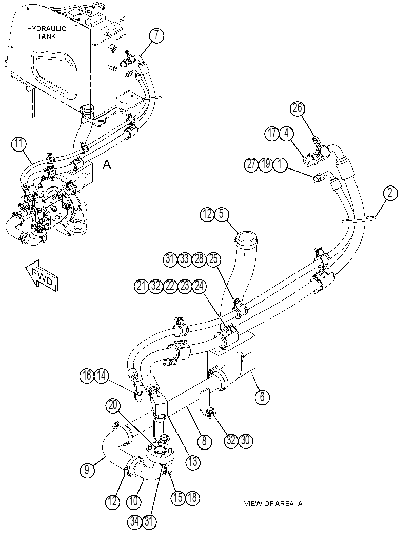 LINES GP-HYDRAULIC PUMP 4675532 CAT