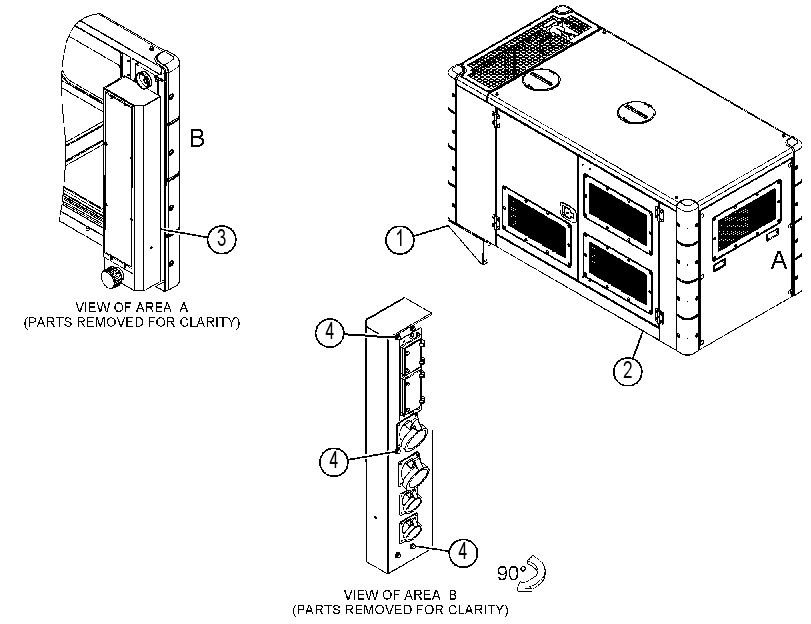 ENCLOSURE GP-GENSET 3747365 CAT