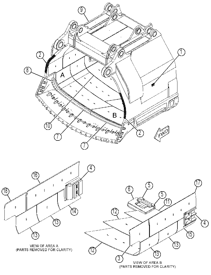 BODY GP 4610895 CAT