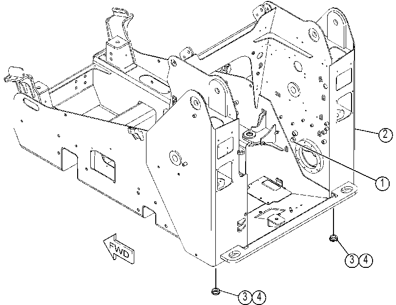 FRAME GP-MACHINE 4796421 CAT