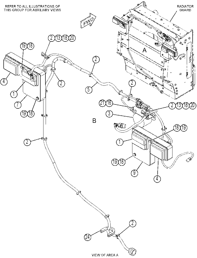 WIRING GP-REAR LIGHTING 4796065 CAT