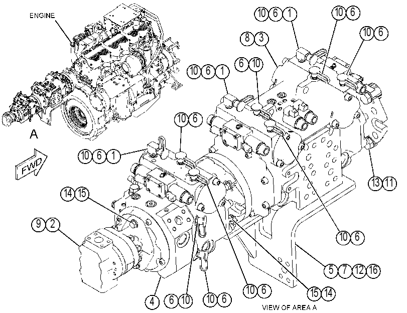 PUMP GP-PISTON & GEAR 4197079 CAT
