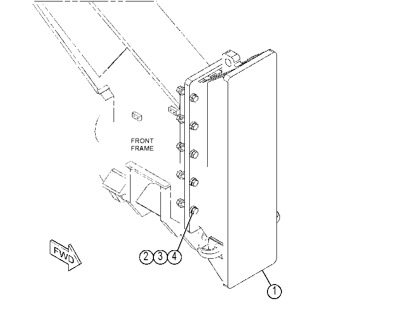 PLATE GP-PUSH 4414488 CAT