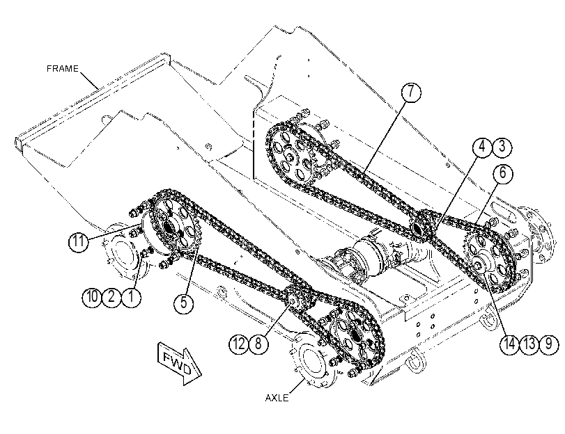 DRIVE GP-TANDEM 4151108 CAT