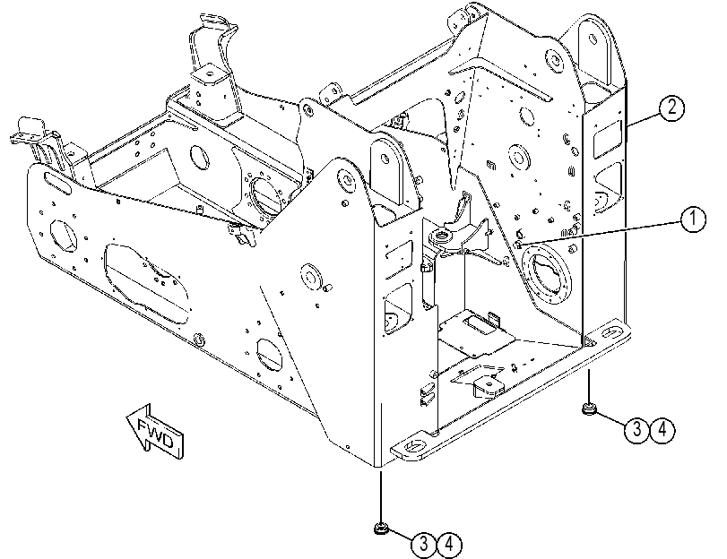 FRAME GP-MACHINE 4796419 CAT