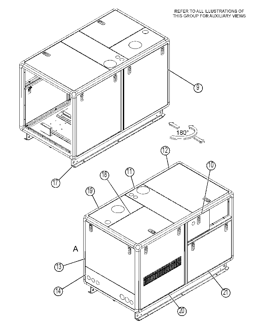 ENCLOSURE AS-GENERATOR 4611022 CAT