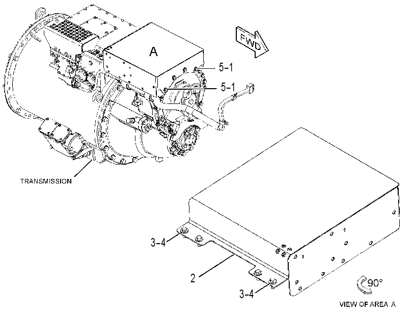 PLATFORM GP-TRANSMISSION 3808490 CAT